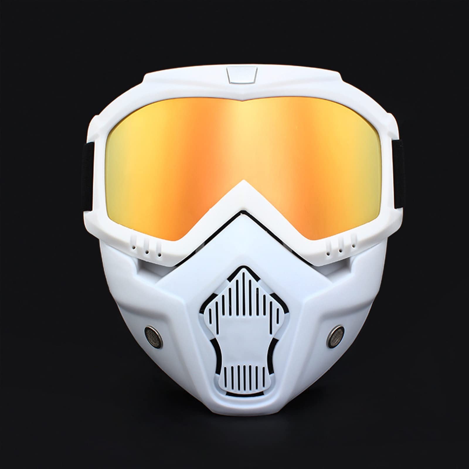 DieffematicHXJ Gogle narciarskie White Cycling Riding Motocross Sunglasses Ski Snowboard Eyewear Mask Goggles Helmet Tactical Windproof Motorcycle Glasses Masks (Color : 4)