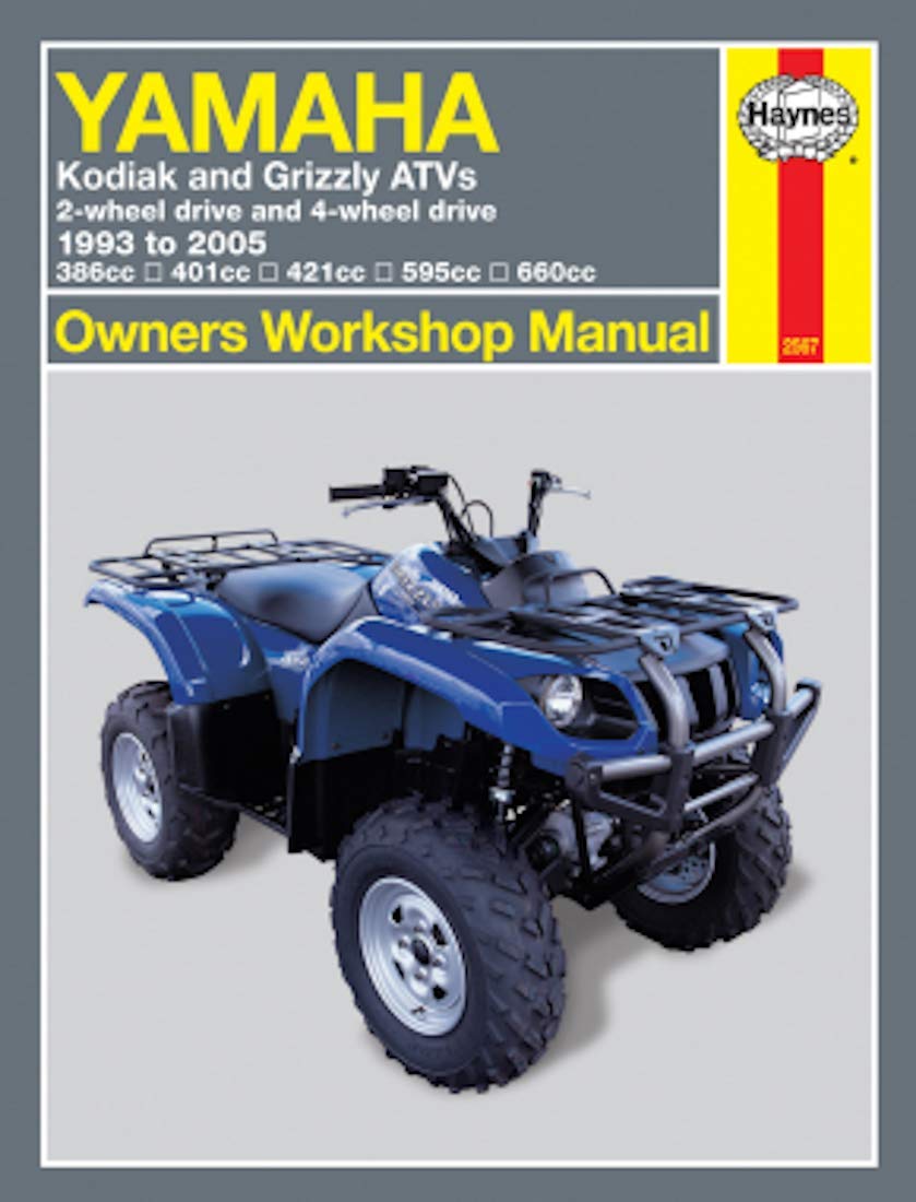 Cover of the Yamaha Kodiak & Grizzly ATV Repair and Service Manual