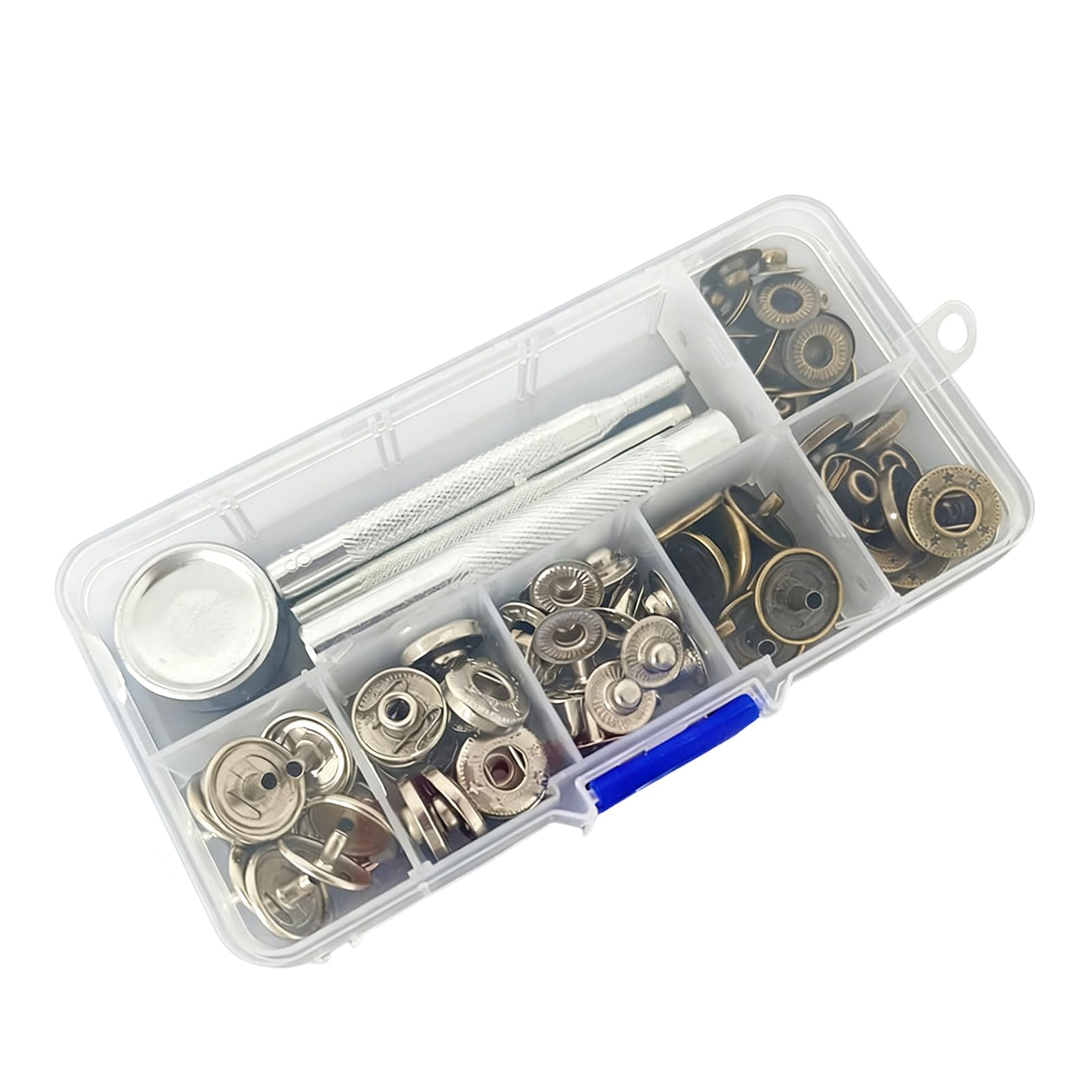 15MM Press Fasteners Press Studs with Necessary Craft Gear Sewing Accessory for Sewing Garments Repair and Replacement Craft Supply