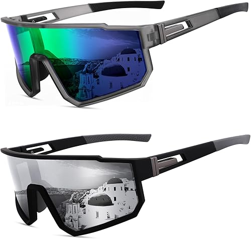 Pro Acme Gafas de sol deportivas polarizadas para hombres y mujeres, lentes de protección UV para béisbol, ciclismo, correr, pesca, deportes