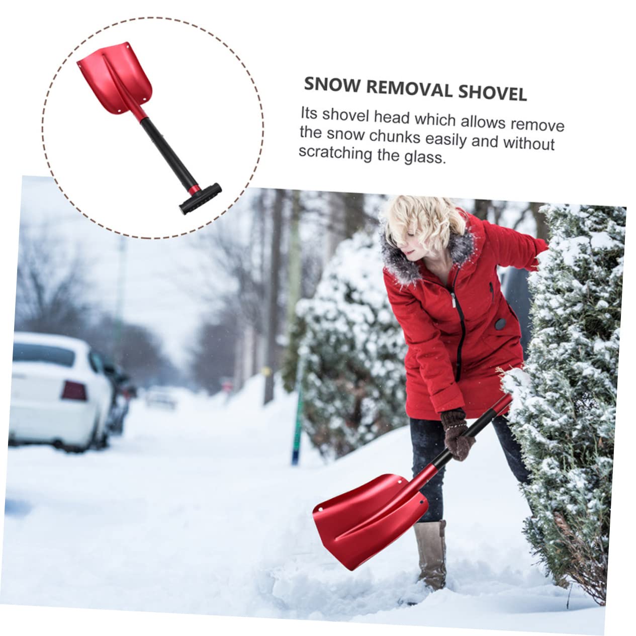 Totority Pala Da Neve Pala Del Veicolo Di Emergenza Auto Pala Per La Rimozione Della Neve Pala Da Campeggio Pieghevole Strumenti Automobilistici Per Carichi Pesanti Pala Da Campeggio