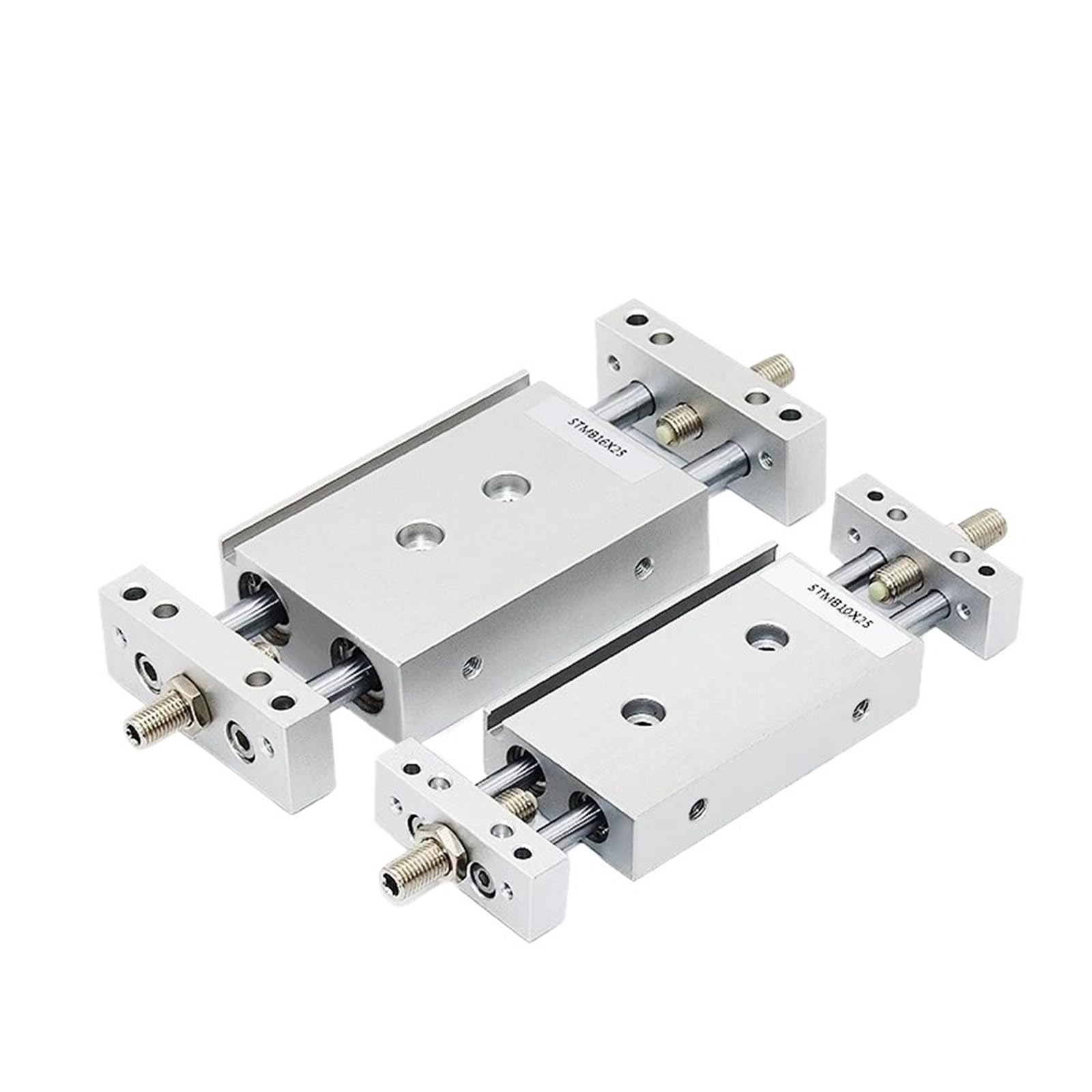 1 sztuka STMB 10 16 20 25 mm, podwójny podnośnik sprężonego powietrza, regulowany skok, otwór, podnośnik ślizgowy (STMB16,75)