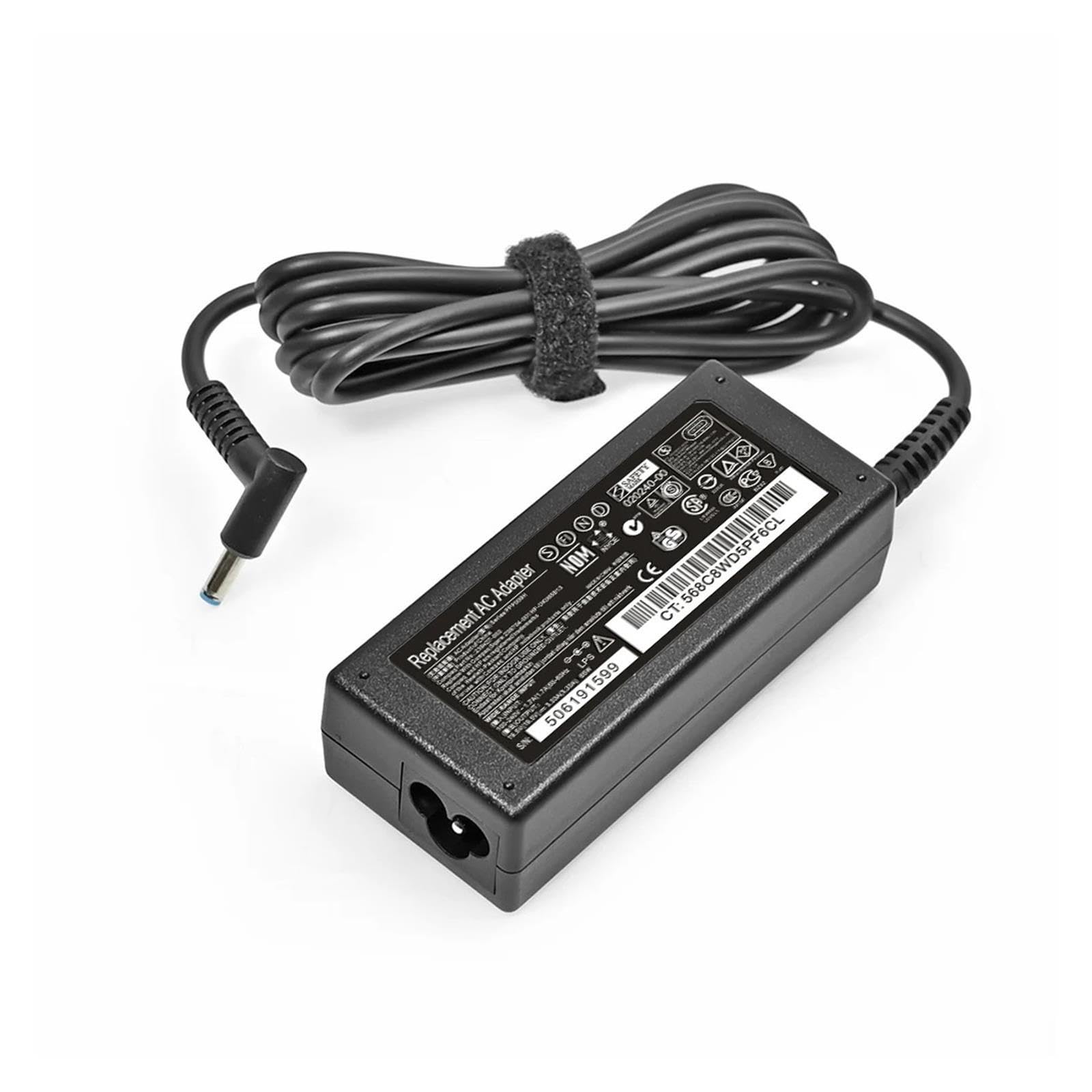 Caricatore Adattatore CA Lap 19,5 V 3,33 A 65 W, Compatibile for HP, Probook X360 11 G2 EE, 11 G3 EE, G4, G5,440 G1 740015-004 740015-003(ADD US Power Cord)