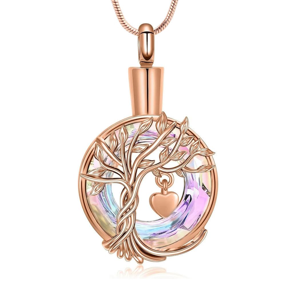 Bijou funéraire pour cendres Arbre de Vie à porter au quotidien en souvenir d'un proche