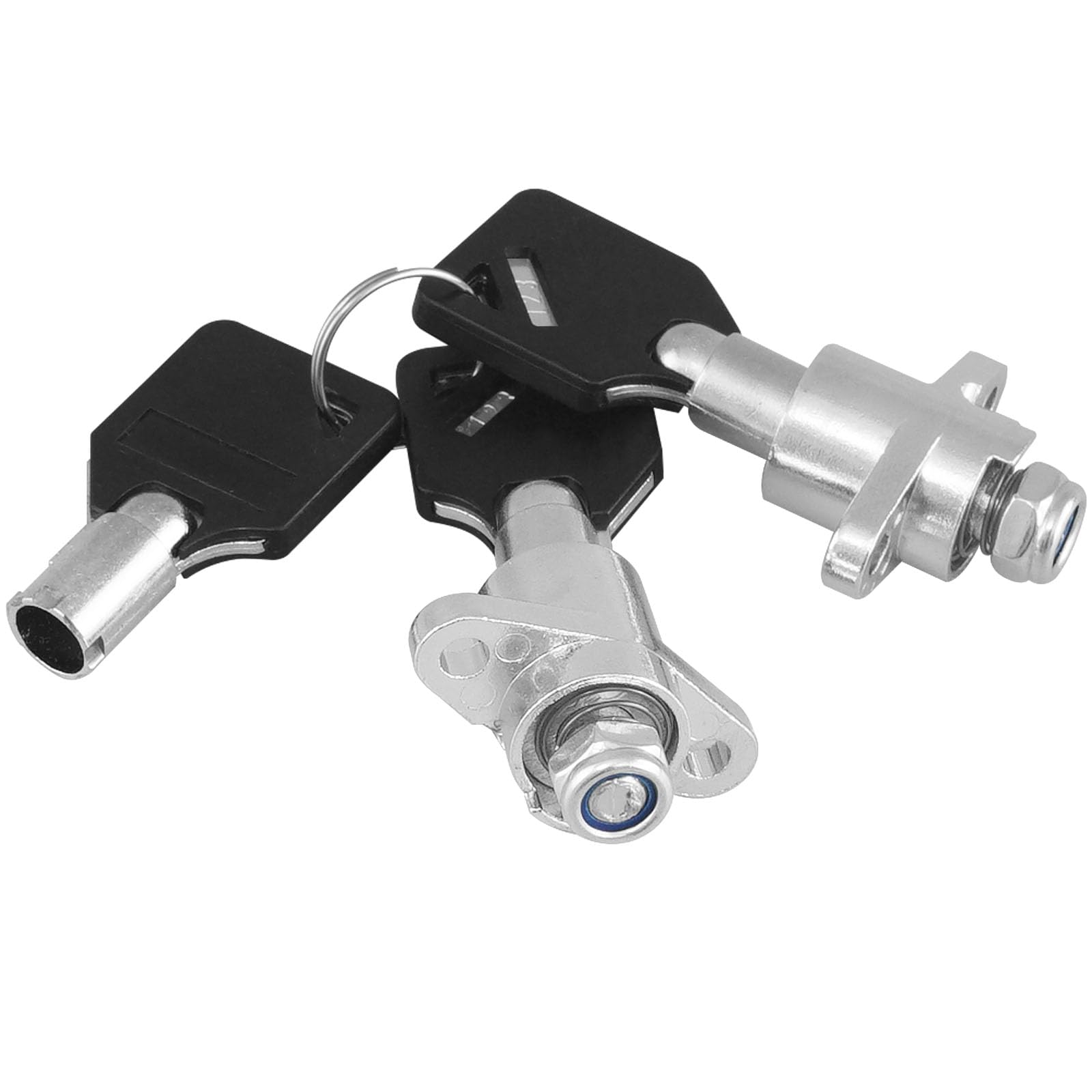 Hard Saddlebag Lock Key Set, Saddle Bag Latches Fit for Harley Davidson Touring Electra Glide Road Glide Street Glide Road King Ultra Glide 2014-2024, 2 Locks and 2 Keys