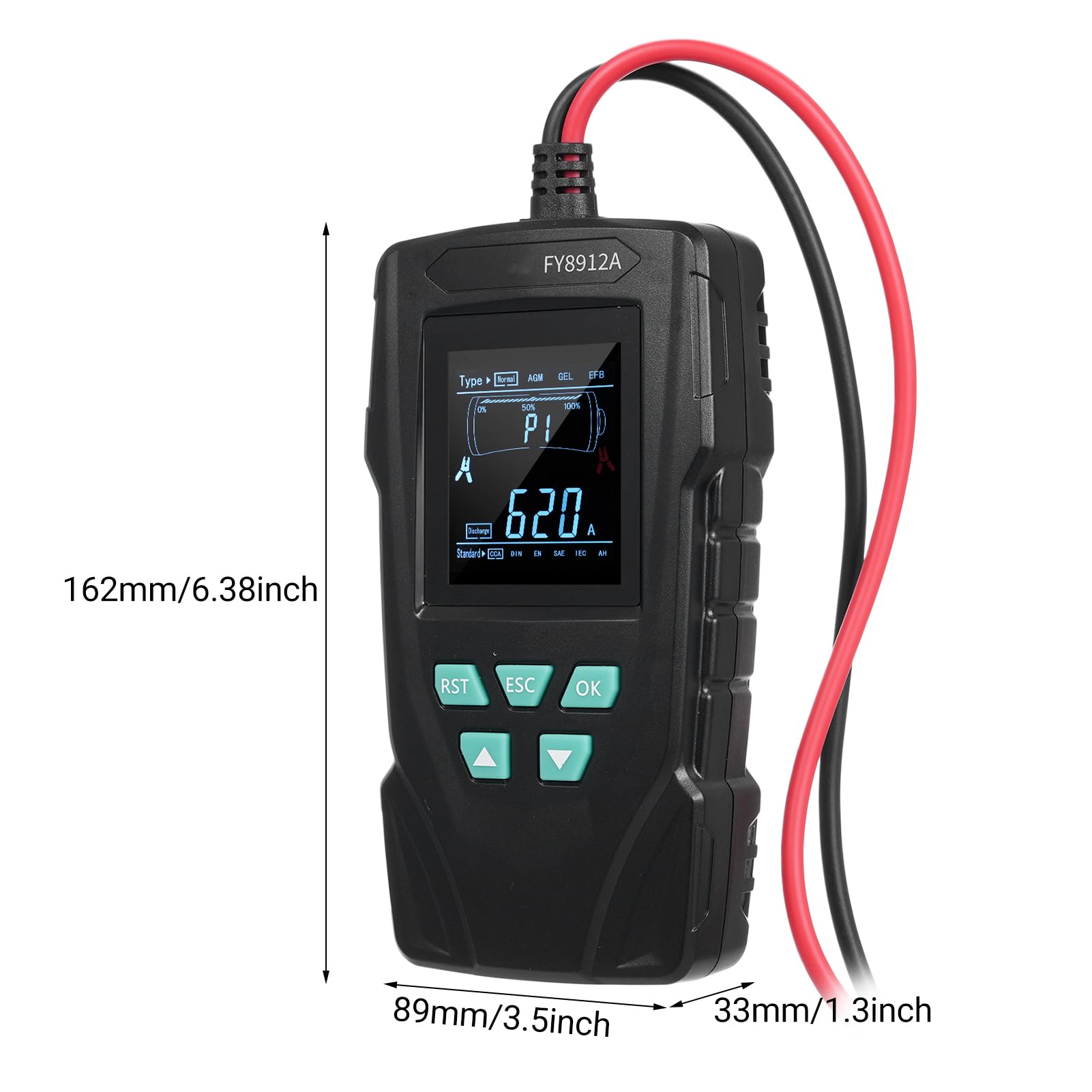 TESTER BATTERIA AUTO ANALIZZATORE DIGITALE BATTERIA AUTO PER LA DIAGNOSTICA PROFESSIONALE