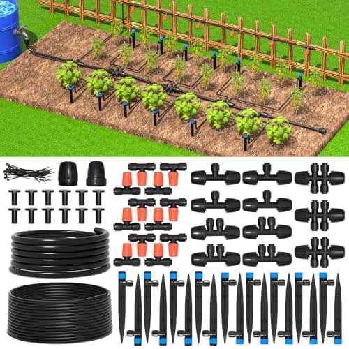 MIXC Greenhouse Micro Drip Irrigation Kit Automatic Irrigation System Patio
