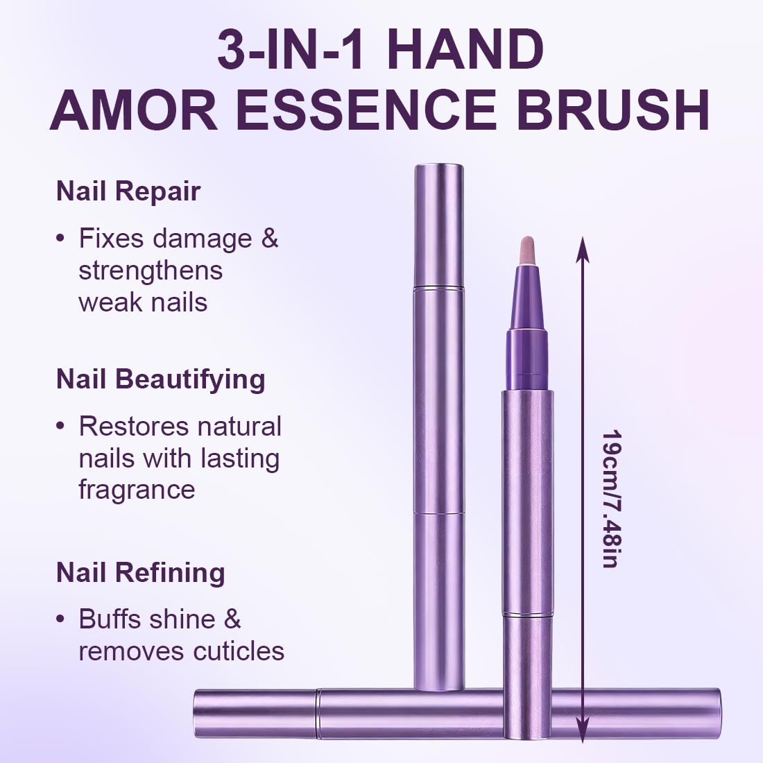 3 Pezzi Olio Cuticole Unghie, Penna per Olio Set di Oli per Cuticole, Trattamento delle Unghie, Nail Moisturizer, Nail Care Pen Formula Non Grassa