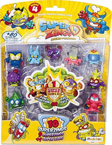 SuperZings - Serie 4 - Blíster con 10 Figuras (PSZ4B016IN00), 9...