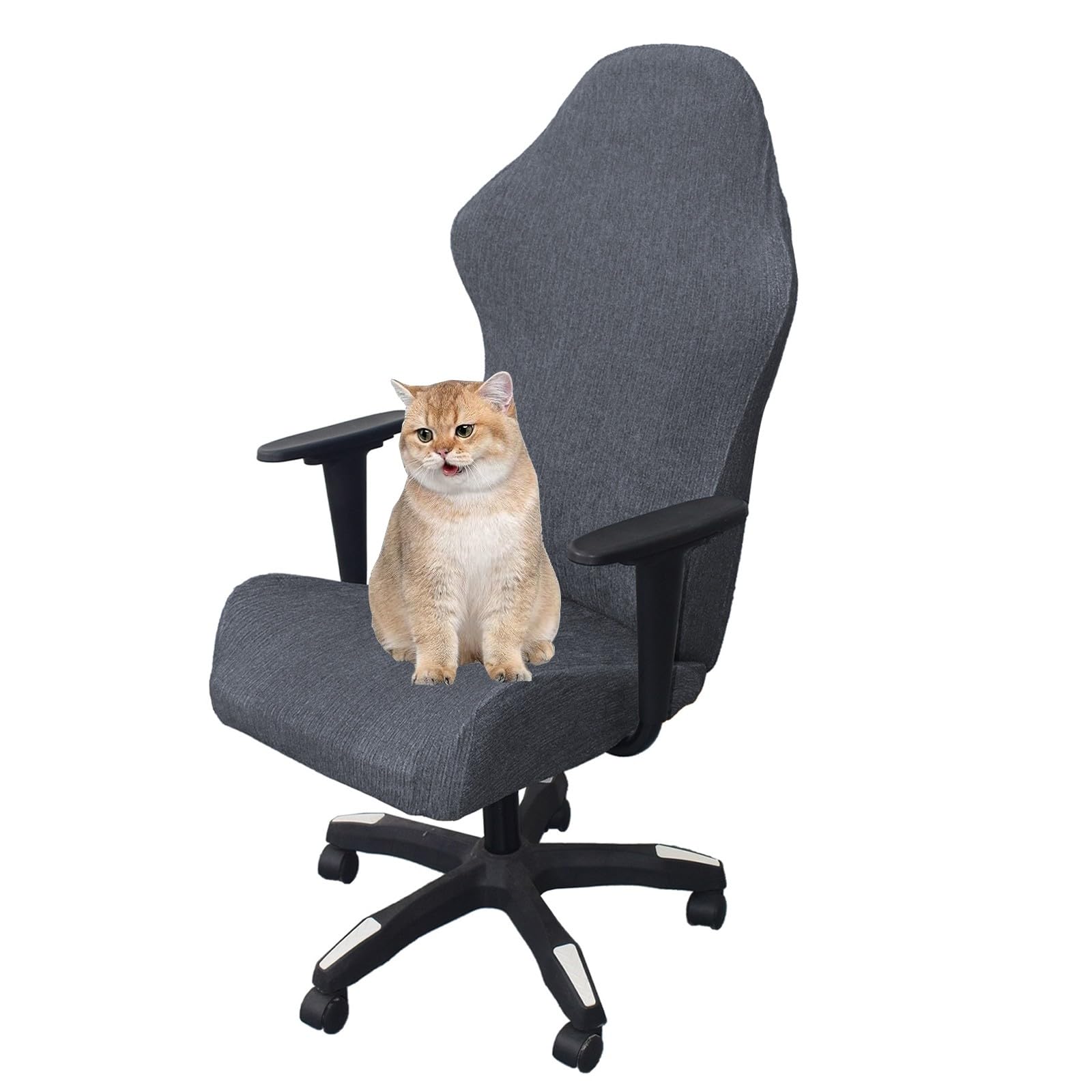 Game Chair Cover, Cat Scratch Proof Soft Chair Slipcovers for Gaming Office Chair, Washable Gamer Chair Cover for Office Computer Gaming Chair