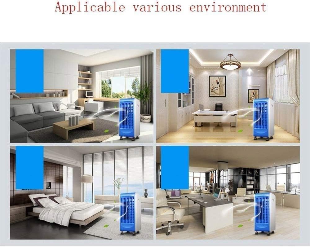 Evaporative Coolers Home Leafless Fan Portable Air Conditioning Low Power Air Conditioning Fan Blue Household Energy Saving Cooling Fan