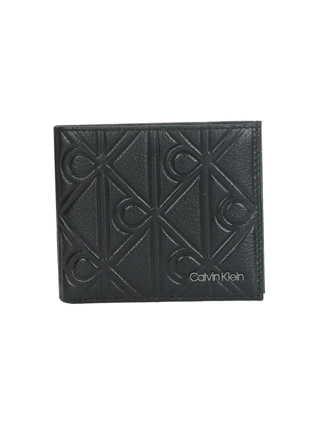 calvin klein Logo black leather bi fold wallet-picture-43