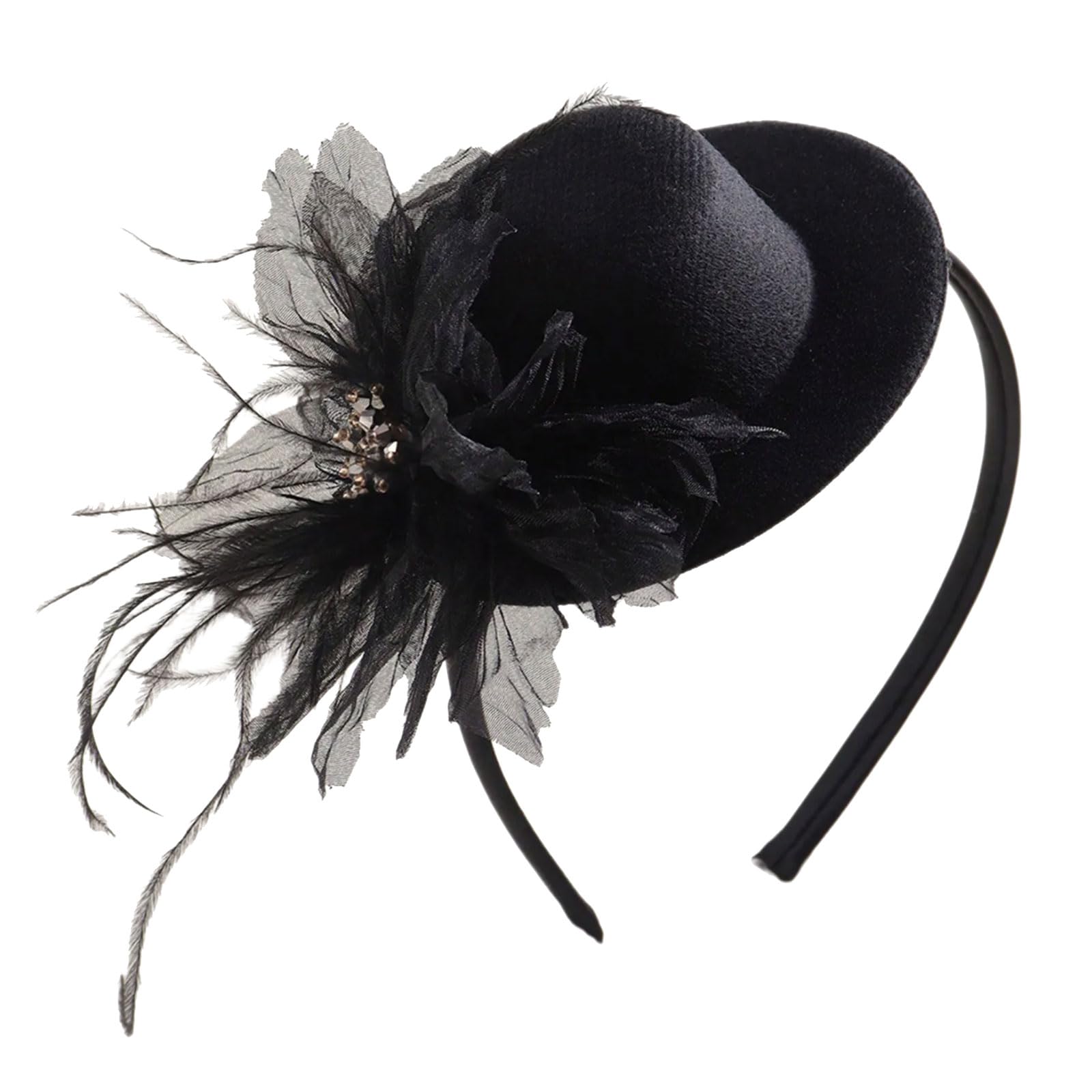 Fentency Beading Flapper Fascinator 1920s Prom Dancer Headpiece for Special Event Wedding Engagement Night Headwear Hair Styling