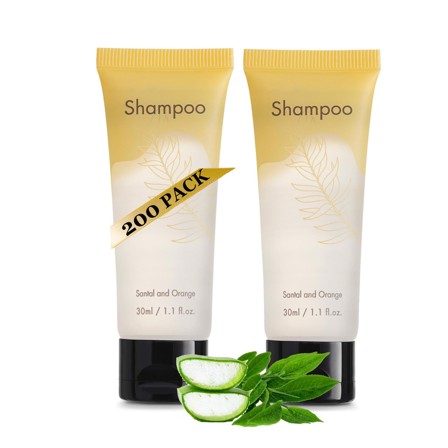 Hotel Shampoo Bulk 1.Oz Each Individually Wrapped Travel Size Shampoo 200 PCS Per C...