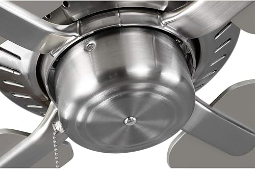 Miniatura 11 de Progress Lighting P250008-009 Ventiladores de techo Drift, 5 cuchillas, níquel