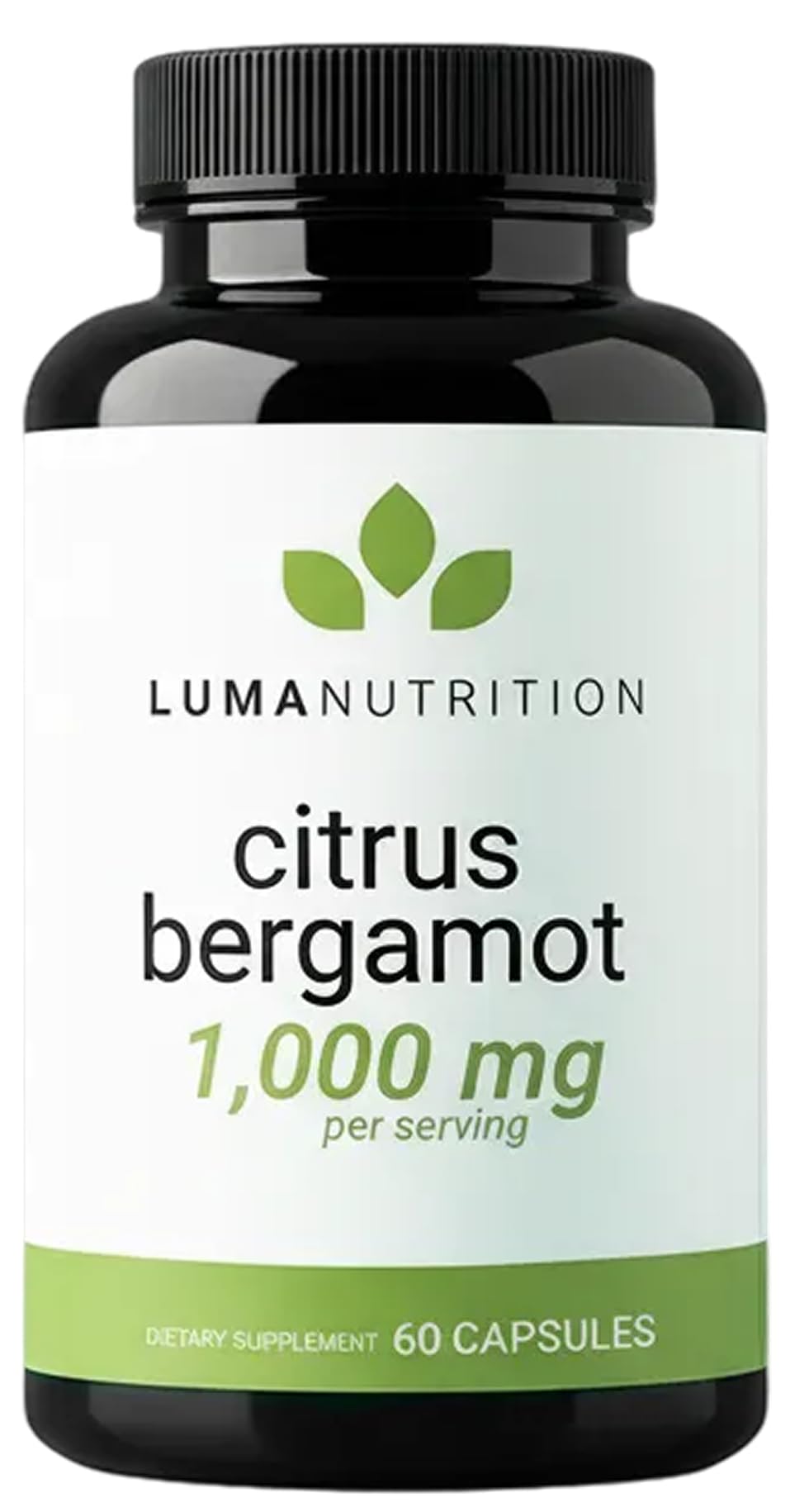 Luma Nutrition Citrus Bergamot 1000mg Supplement - 60 Capsules