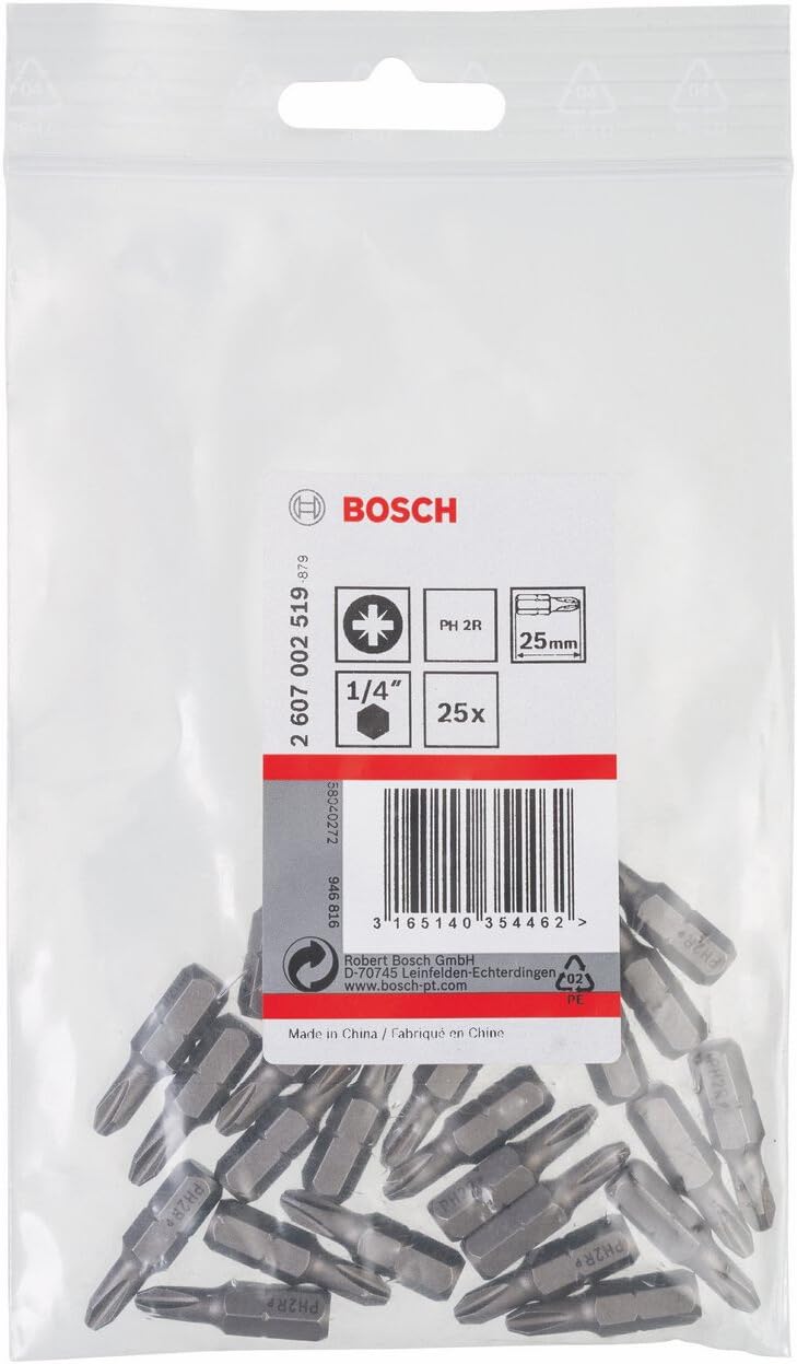 Bosch 2607002519 Extra Hard Screwdriver Bit with Reduced Shank, Blue, 32mm - Image 3