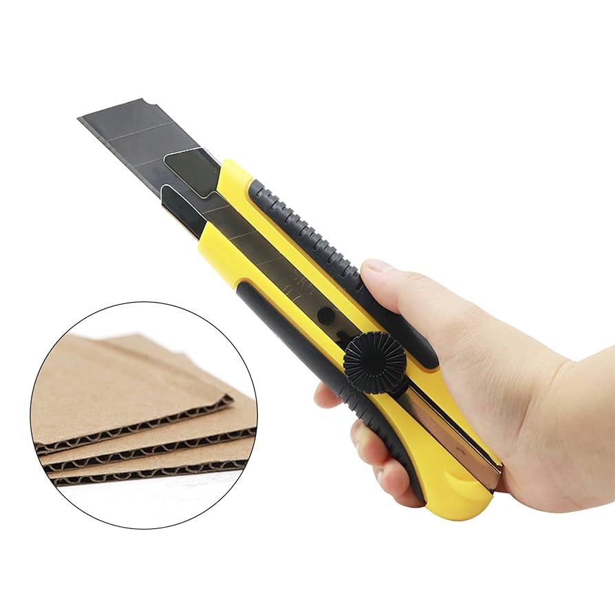 25mm Heavy Duty Utility Knife, Box Cutter SK-5 Retract