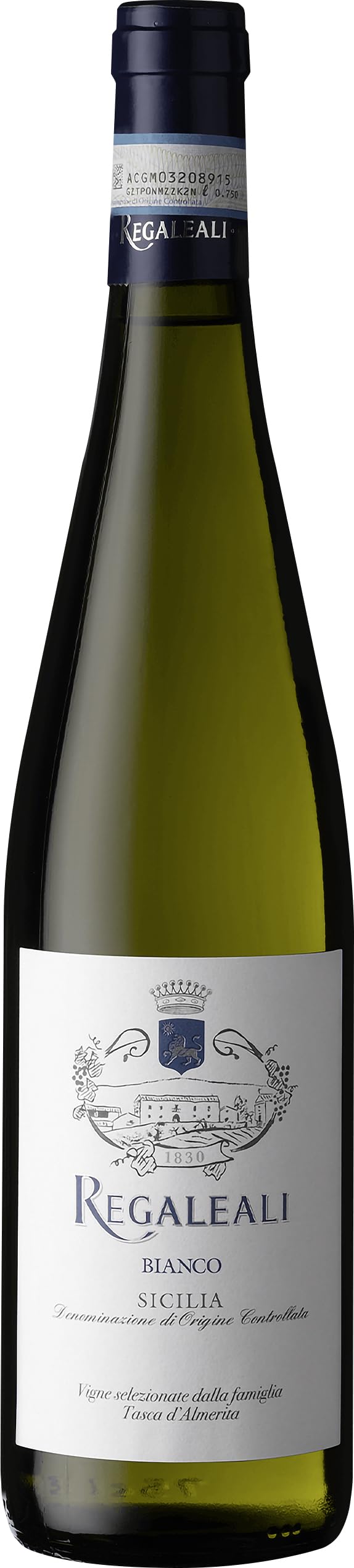 Regaleali Bianco Sicilia DOC trocken Weißwein aus Italien Korkverschluss (1 x 0.75 l)