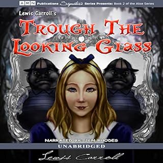 Through the Looking-Glass Audiolibro Por Lewis Carroll arte de portada