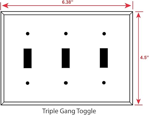 Miniatura 36 de Art Plates - Van Gogh: Placa de interruptor de flores de almendro - Doble palanca Double Toggle,Tapa para enchufe,Combo: salida/balancín,Combo