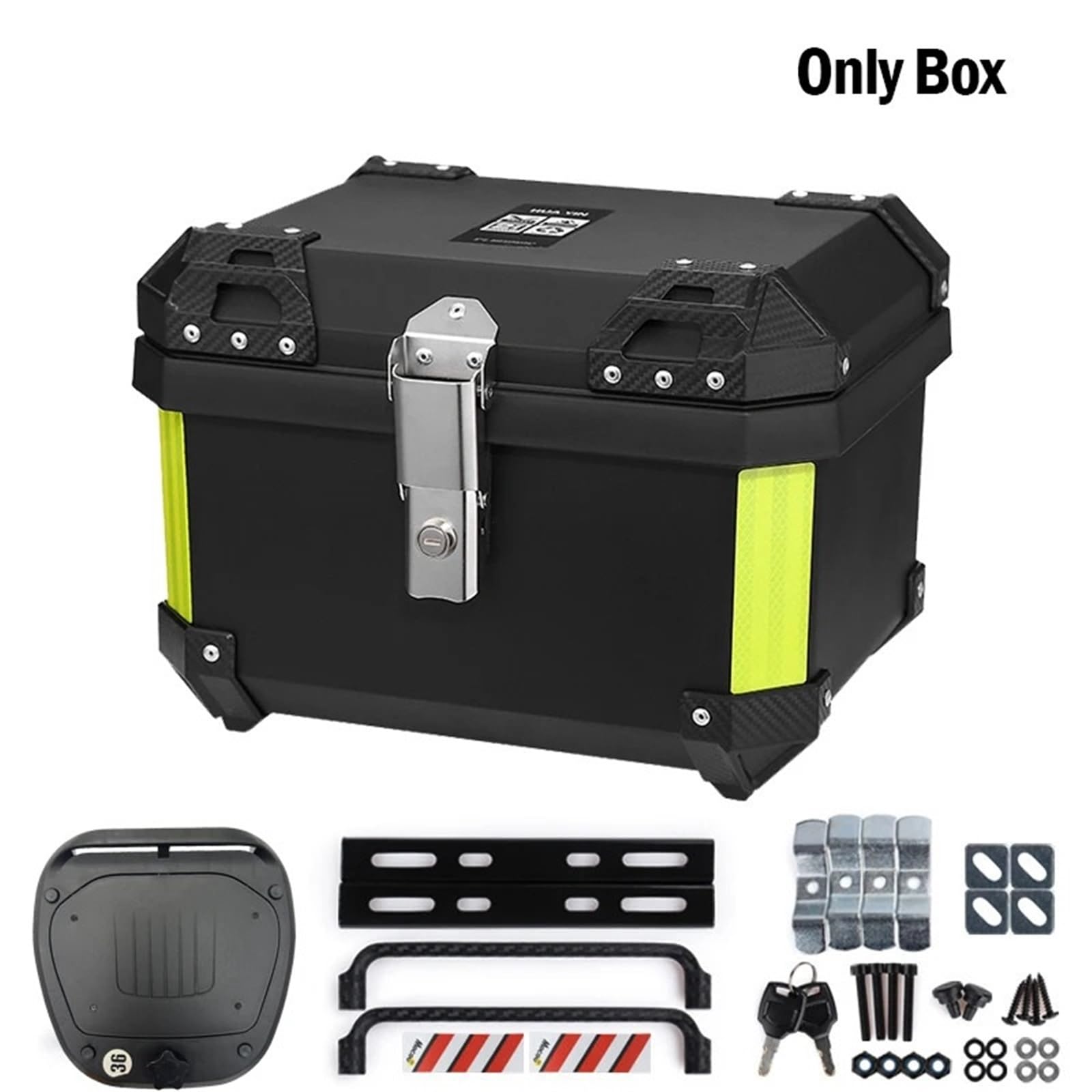 Caja Trasera Universal para Motocicleta de 36 l para R1200GS, R1250GS, F800GS, F850GS, G310gs y F750gs.(Only Box)