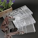 (3pcs/set) Unique 3 in 1 house shape with Chinese words jin yu man tang PC chocolate cake mold for D