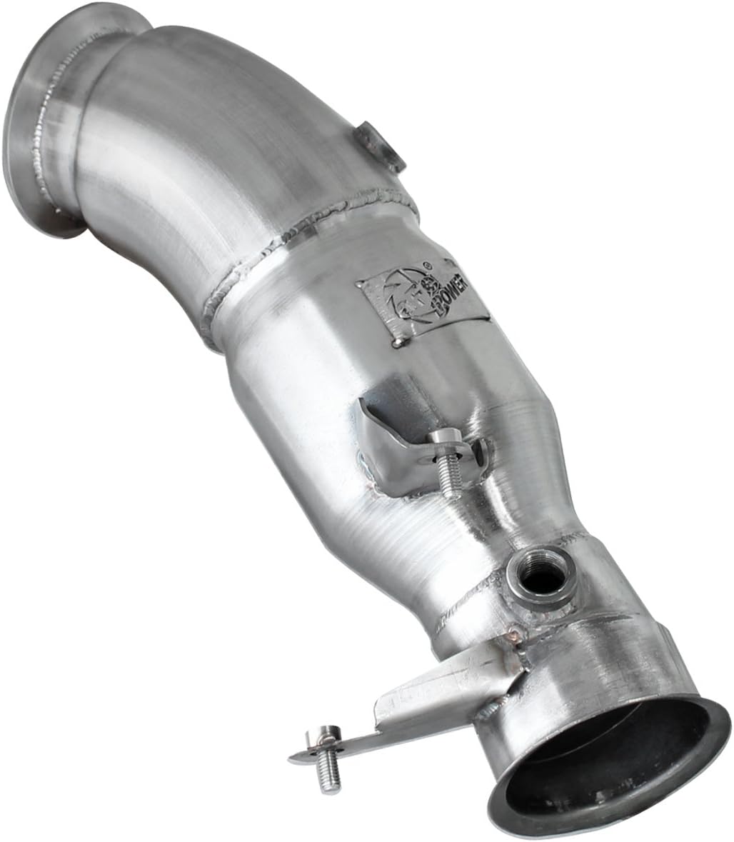 aFe (48-36310) 304 Stainless Steel Down-Pipe for BMW 335i L6-3.0L N55 Engine