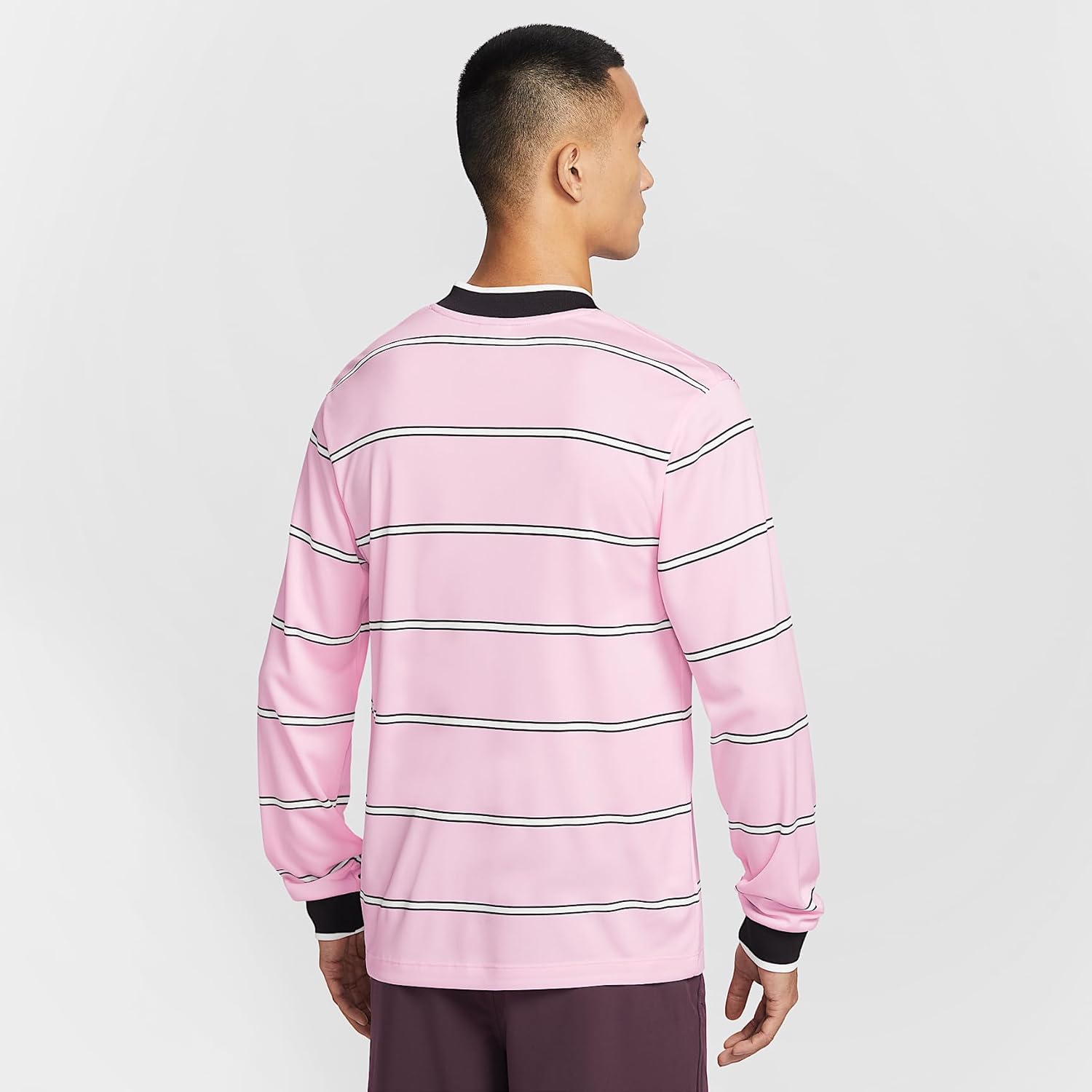 Nike Energy Men's Dry Fit Soccer Long Sleeve Top (Pink Foam/Off Noir/Summit White)