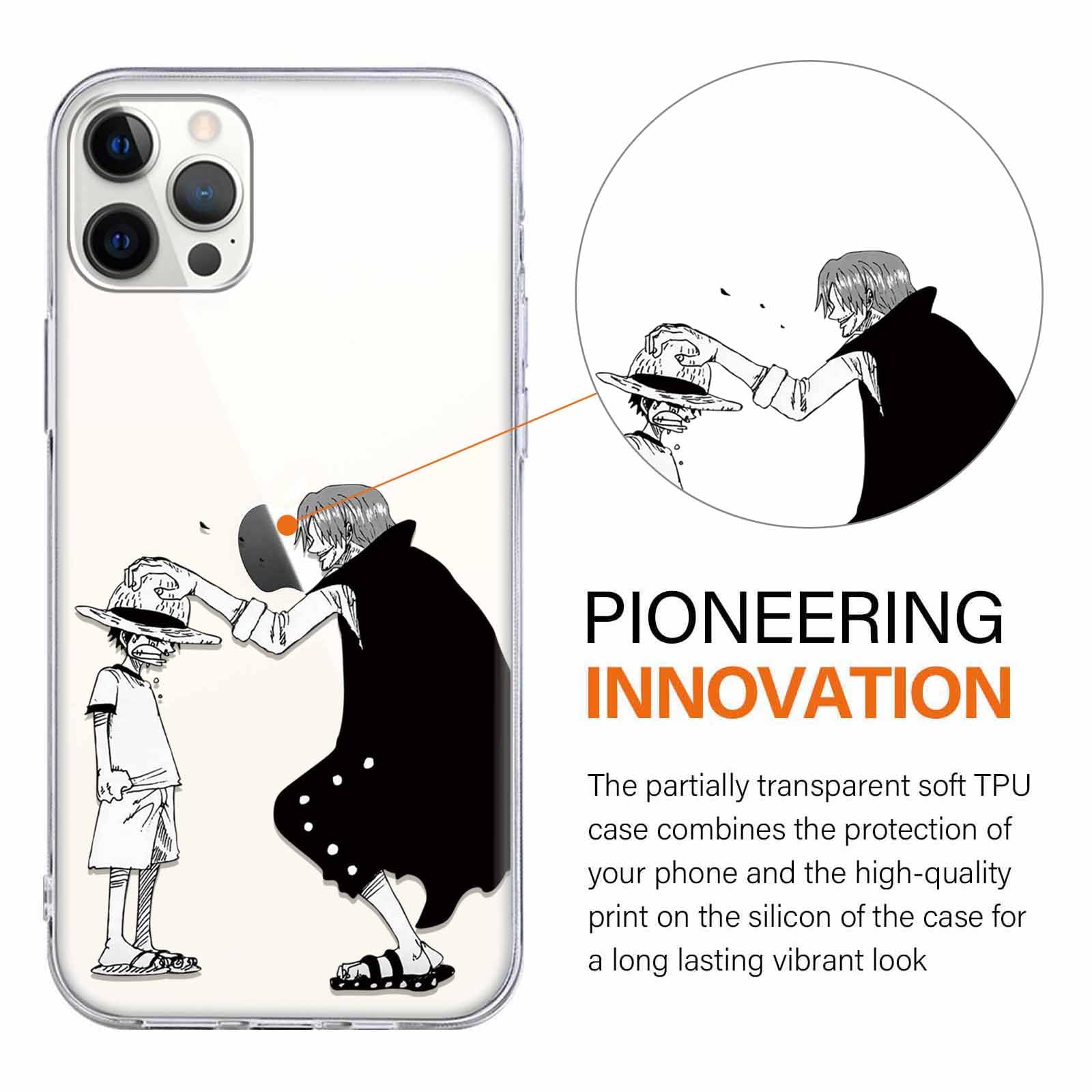 2 Packs Anime Case for iPhone 14 Pro Max 6.7'' Anime One Piece
