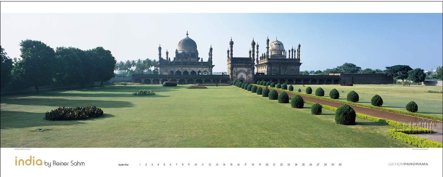 Indien Panorama: Immerwährender Panorama-Kalender in 1,20 Meter Breite