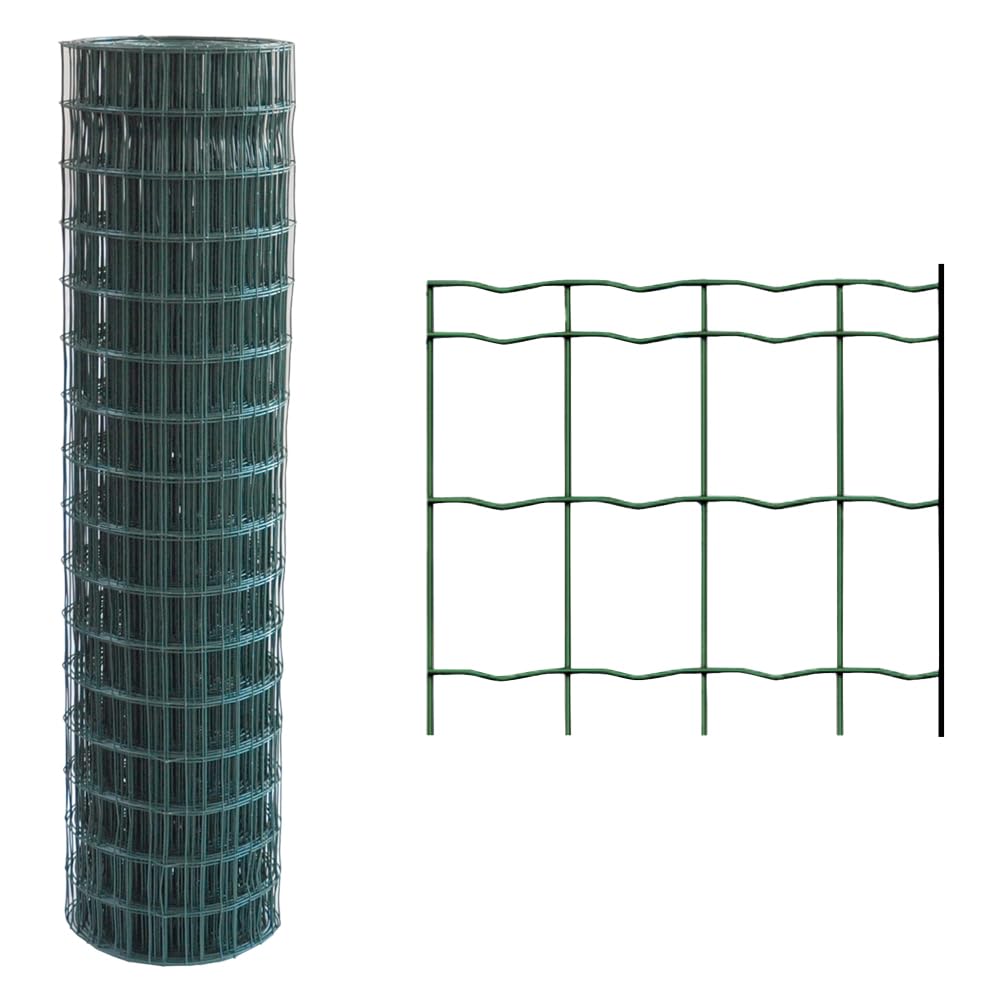1ROTOLO RETE ELETTROSALDATA PLASTIFICATA 76,2 x 63,5 Filo Ø mm. 1,6/2 - H. cm 120 x mt. 25 NextradeItalia Mod.FERX.ENLARXNNLM