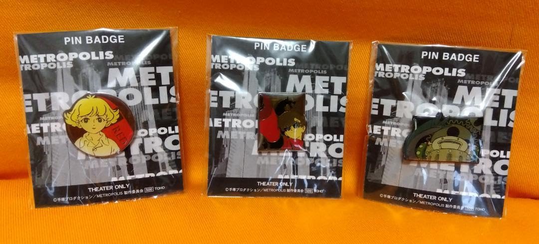 手塚プロ METROPOLIS プレミアムバッジ 新商品】手塚治虫記念館限定
