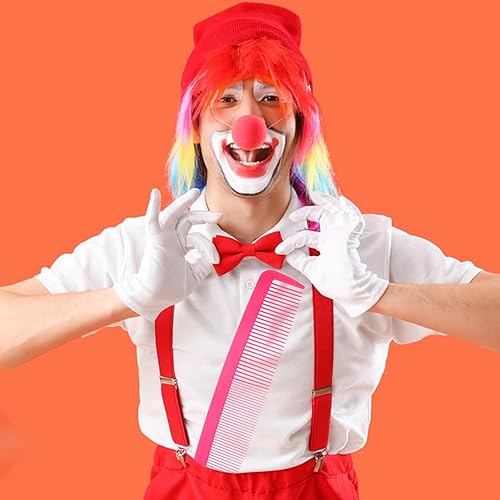Miniatura 7 de Peines de peinado gigantes, accesorios de broma de peine grande de Halloween, accesorios de broma para fiestas de carnaval, disfraz de payaso
