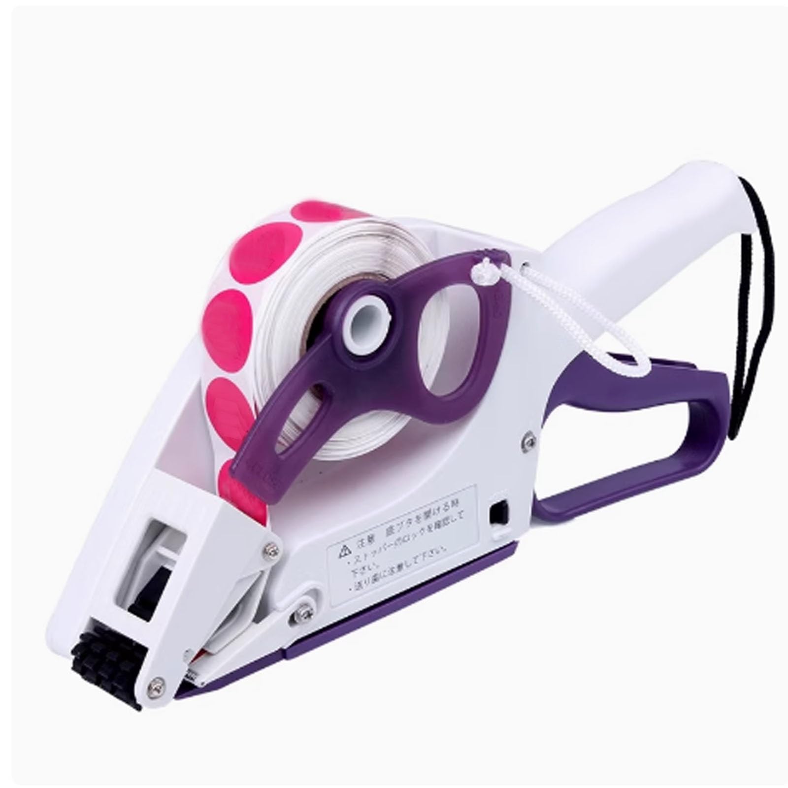 Jfblsd One Color Label Applicator Hand Held Sticker Labeler Portable Barcode Applicator Gun Manual Label Applicator Label Width 18–35Mm/18–75Mm For Warehouses Supermarkets Shopping Malls(285 * 112 * 60Mm)