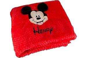 Personalized Mickey Mouse Blanket: Comfort and Magic for Your Little Explorer