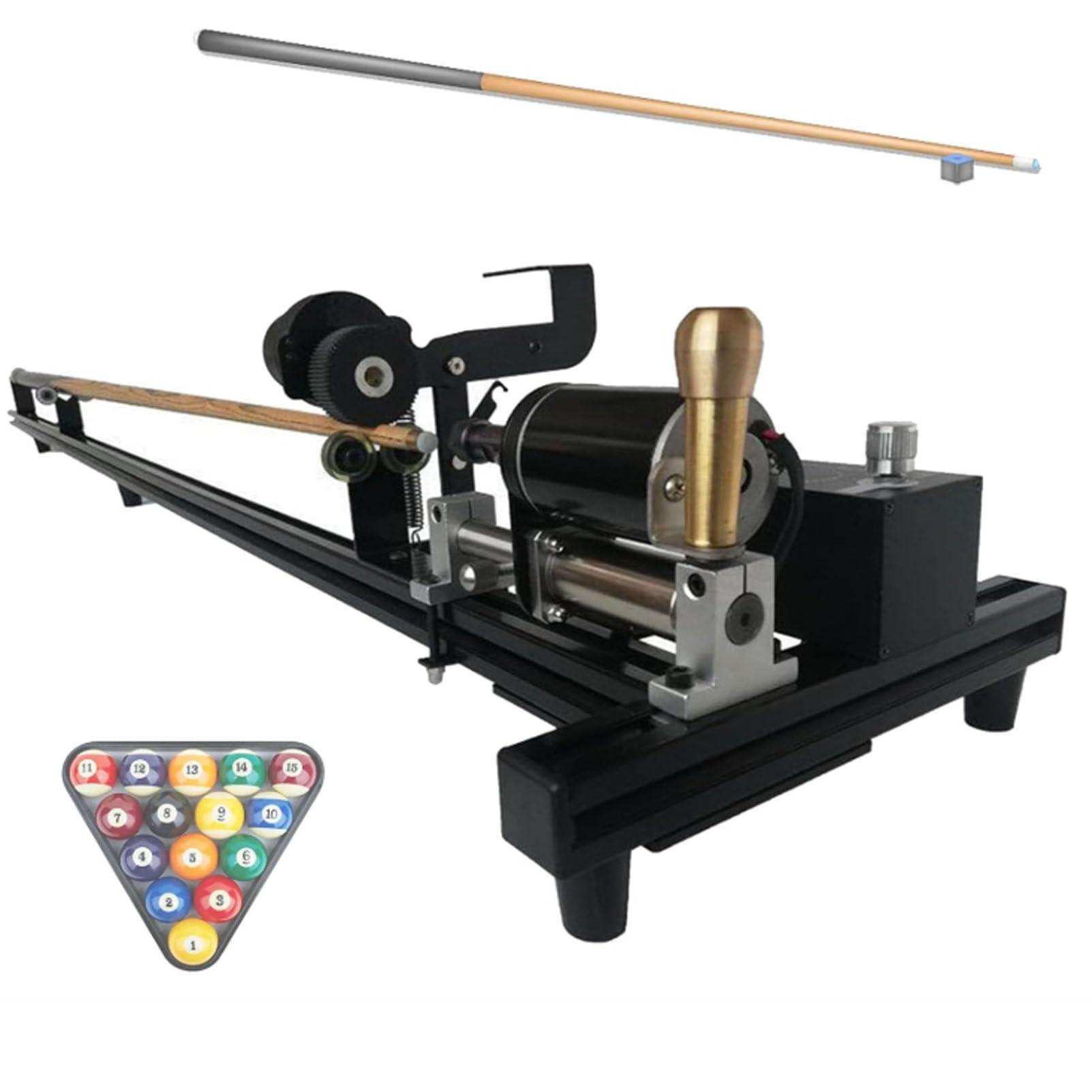 Cashwise 7 in 1 Pool Table Cue Tip Tool, Snooker Cue Repair Machine, Pool Cue Straightening, Grinding and Polishing Repair Machine, for Pool Cue Tip Clip Repair
