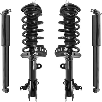 COMPLETESTRUTS - Front Complete Strut Assemblies with Coil Springs and Rear Shock Absorbers Replacement for 2005-2007 Honda Odyssey Set of 4