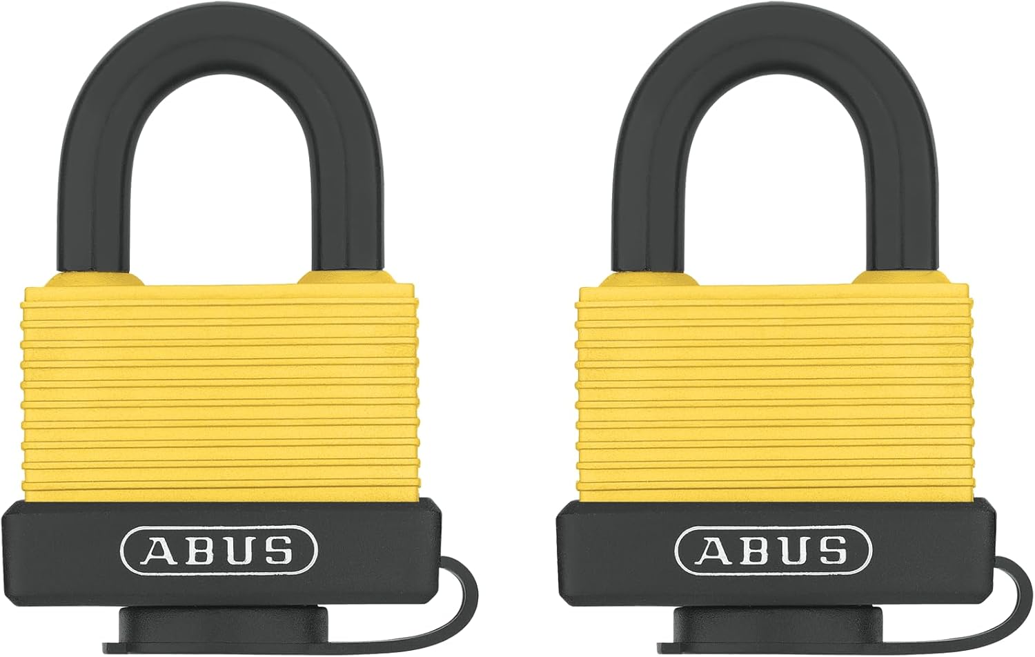 ABUS 70/45 Weatherproof Lock with 2 Keys for Outdoor, Storage, Marine, 1.93in (49mm) Wide (Keyed Alike, 2 Pack)