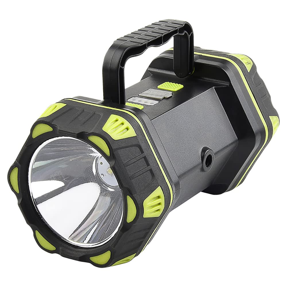 Flash Light Rechargeable Torch Led Powerful Lighting Camping Torch Tracer Camping Lantern Lamp Inspection Torches with Mains Charger Searchlight Spotlight Led Lantern High Power Spotlight