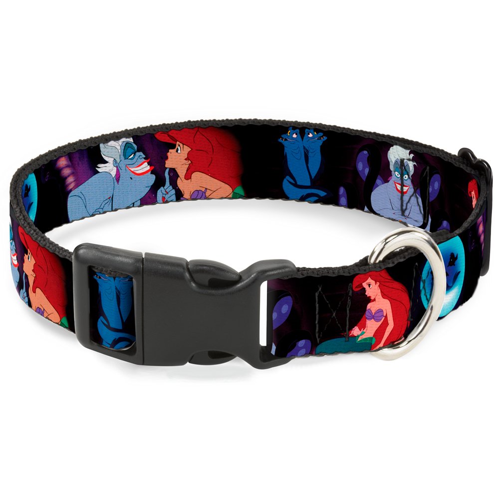 Buckle-Down Breakaway Cat Collar - The Little Mermaid Ariel & Ursula Scenes - 1/2