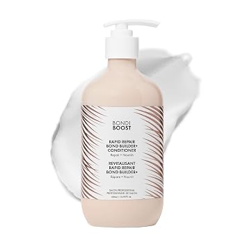 BONDIBOOST Rapid Repair Bond Builder + Conditioner for Damaged Hair [16.90 fl oz], Strengthen + Hydrate + Restores Hair Health with Deep Conditioning Treatment