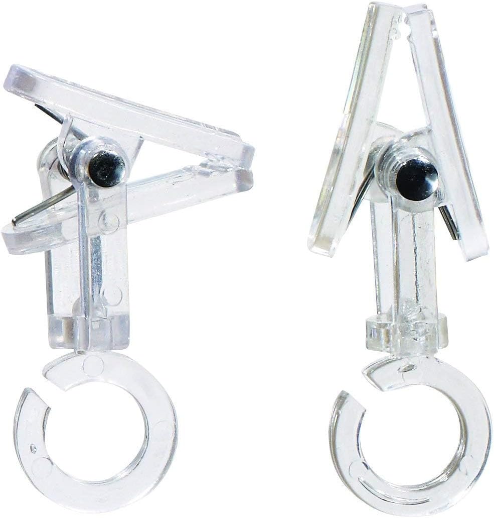 RV Designer M111, Klippy Klips Awning Clips, Light Hangars, 10 Per Pack,Clear