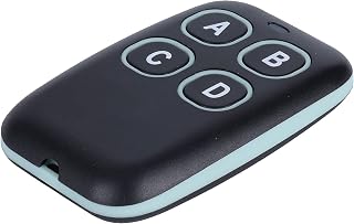 Remote Control Fob, AKK200803 433MHz 4‑Key Learning Remote Control Key Fob 4 Channel Portable Universal Remote Control Switch for Car Garage Door