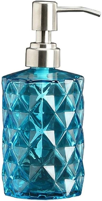 Refillable Liquid Soap Dispenser Pump Bottle for Bathroom Countertops, Kitchen Sinks-containing Hand Soap, Dish Soap, Hand Soap, Essential Oils(C)