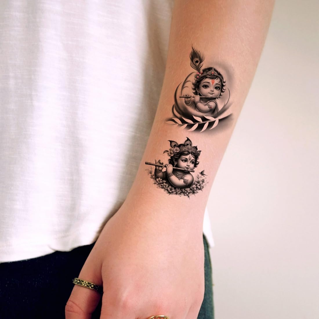 Temporary Tattoowala Temporary Tattoo Sticker For Male And Female, Multicolor, Water Resistant, Large, Traditional, Kid, All Ages 1