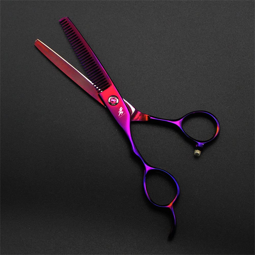 6,0 Pouces Kit De Ciseaux De Coupe De Cheveux À Gauche, Coupe-Cheveux Ciseaux De Ciseaux De Garniture De La Barbe, en Acier Inoxydable Japonais, pour Coiffeur, Salon, Maison