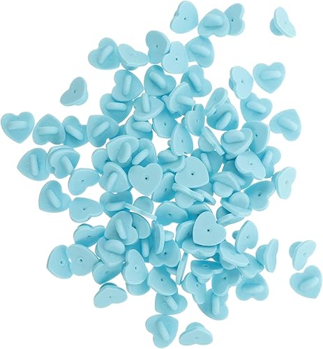 Vista 10 de Healifty Broche de hebilla de mariposa, 100 piezas, pin trasero, pin de respaldo surtido, respaldos de pasador de bloqueo, pin decorativo, pasador