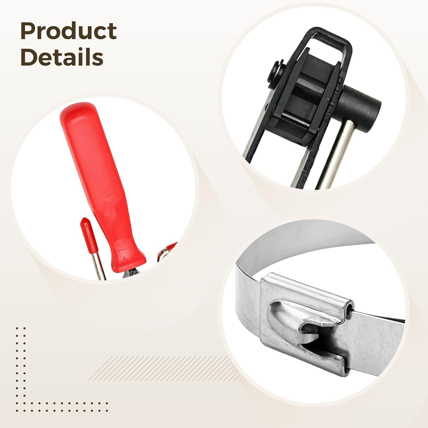 Cv Joint Banding, 12 Axle Boot Clamps, Stainless Steel Crimping Plier and Clamp Kit, Cv Axle Boot Installation Tool with Axle Boot Clamps Tool