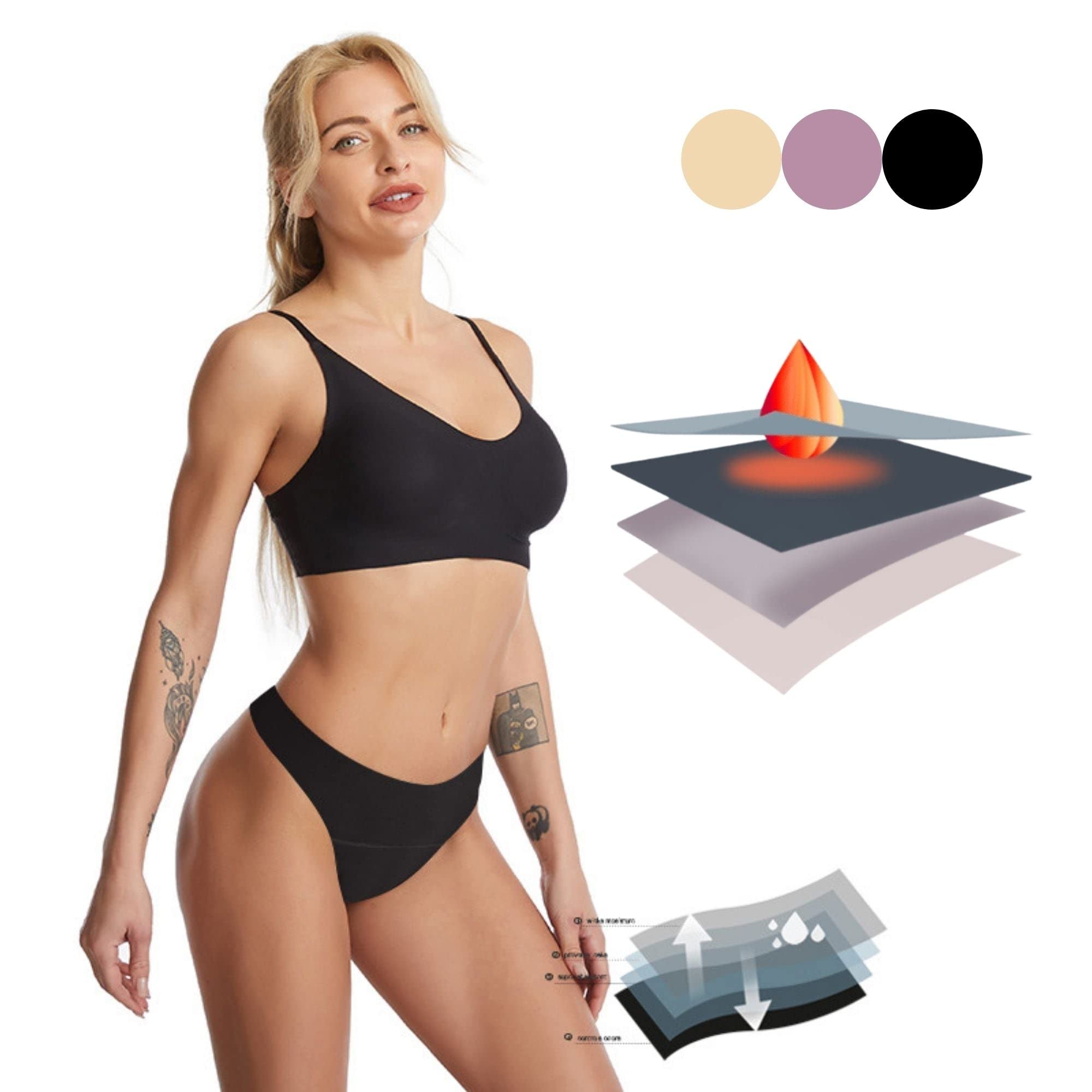 Period Panties for Women Seamless Air